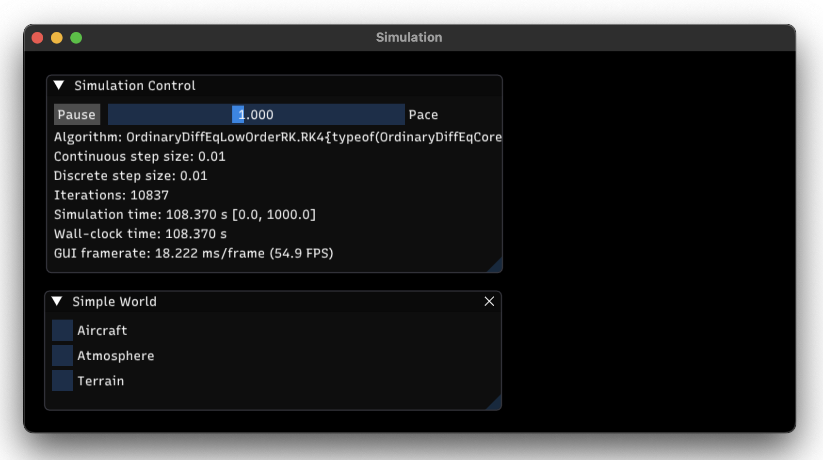 Default GUI